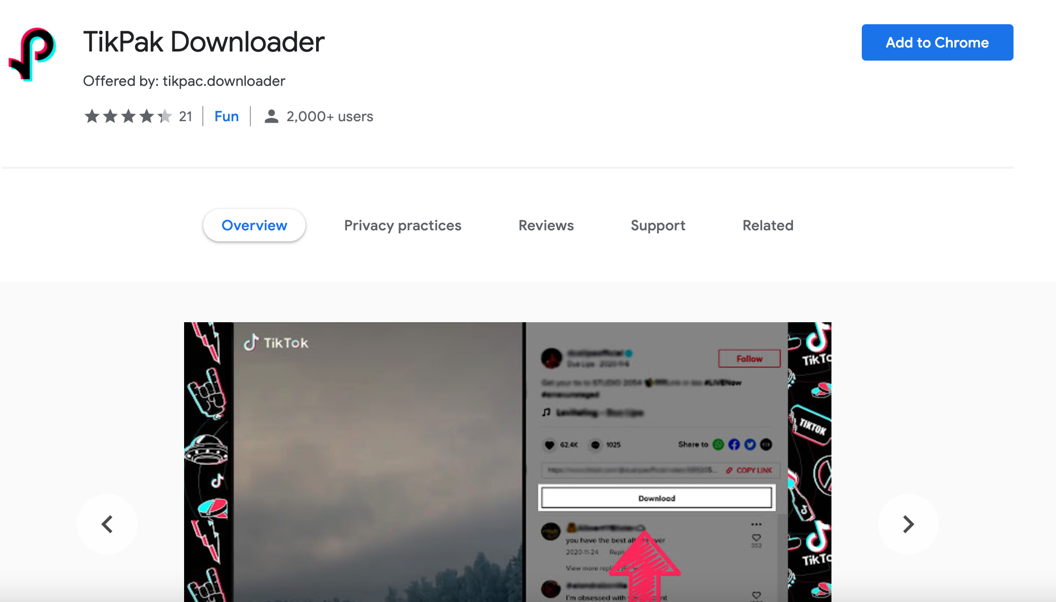 Download TikTok Videos with By Click Downloader